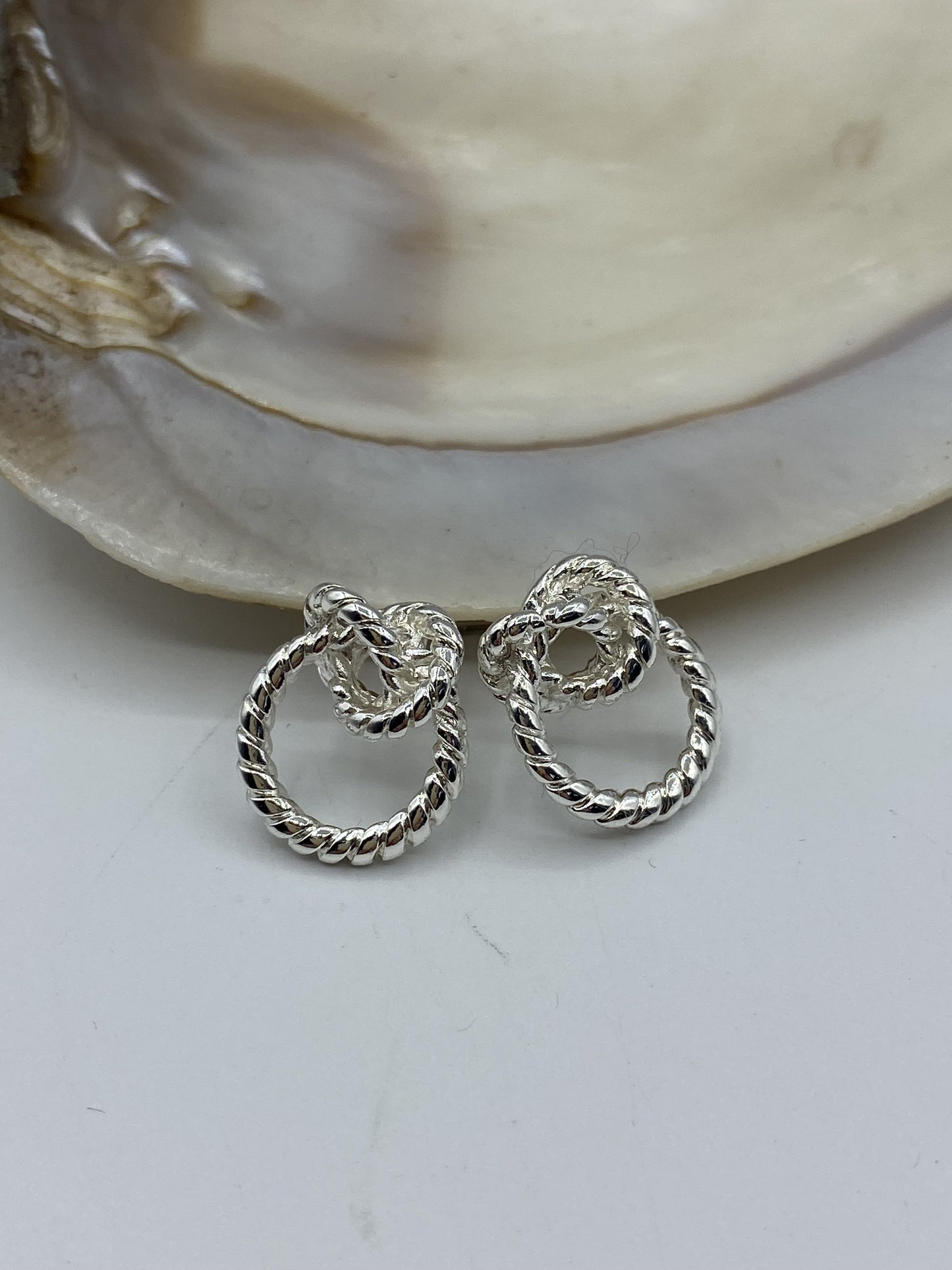 Knot Stud Earrings - 2 colours