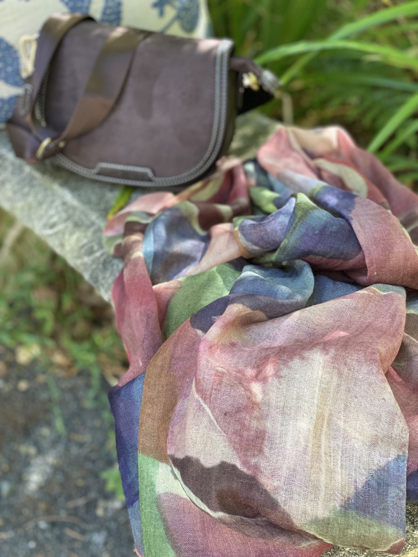 Iris Modal Silk Scarf
