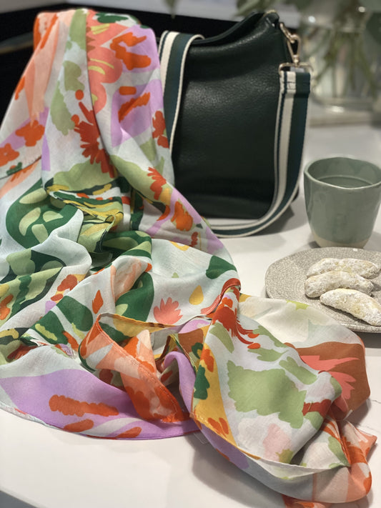 Natalie Autumn Floral Scarf