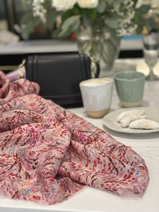Olivia Pink Scarf