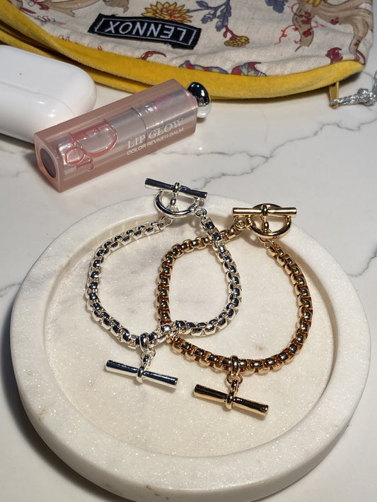 T Bar Bracelet - 2 colours