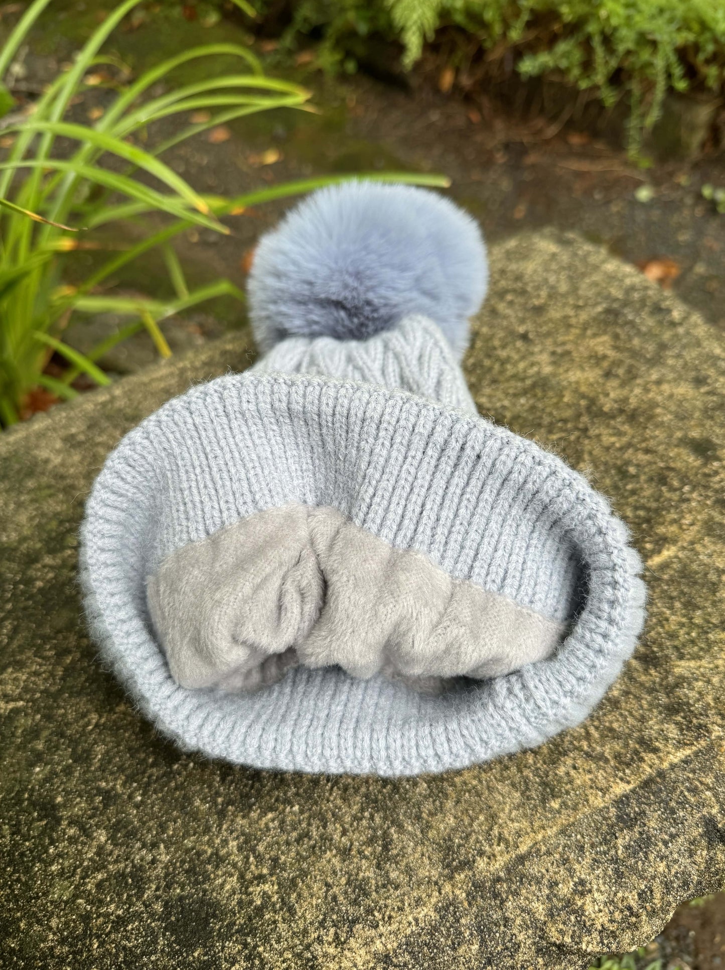 Ellie Rib Weave Knit Beanie - 3 colours