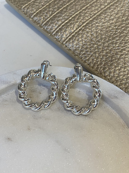 Circle Twist Earrings