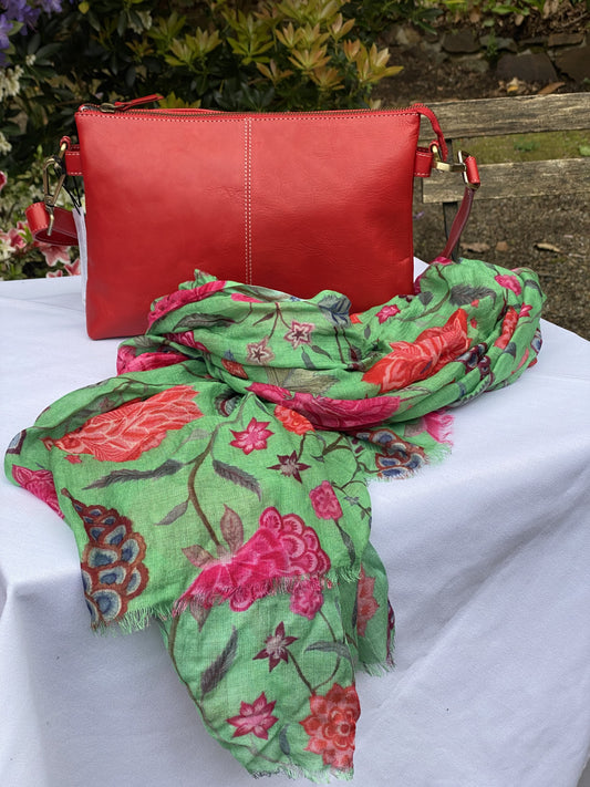 Iris Modal Silk Scarf