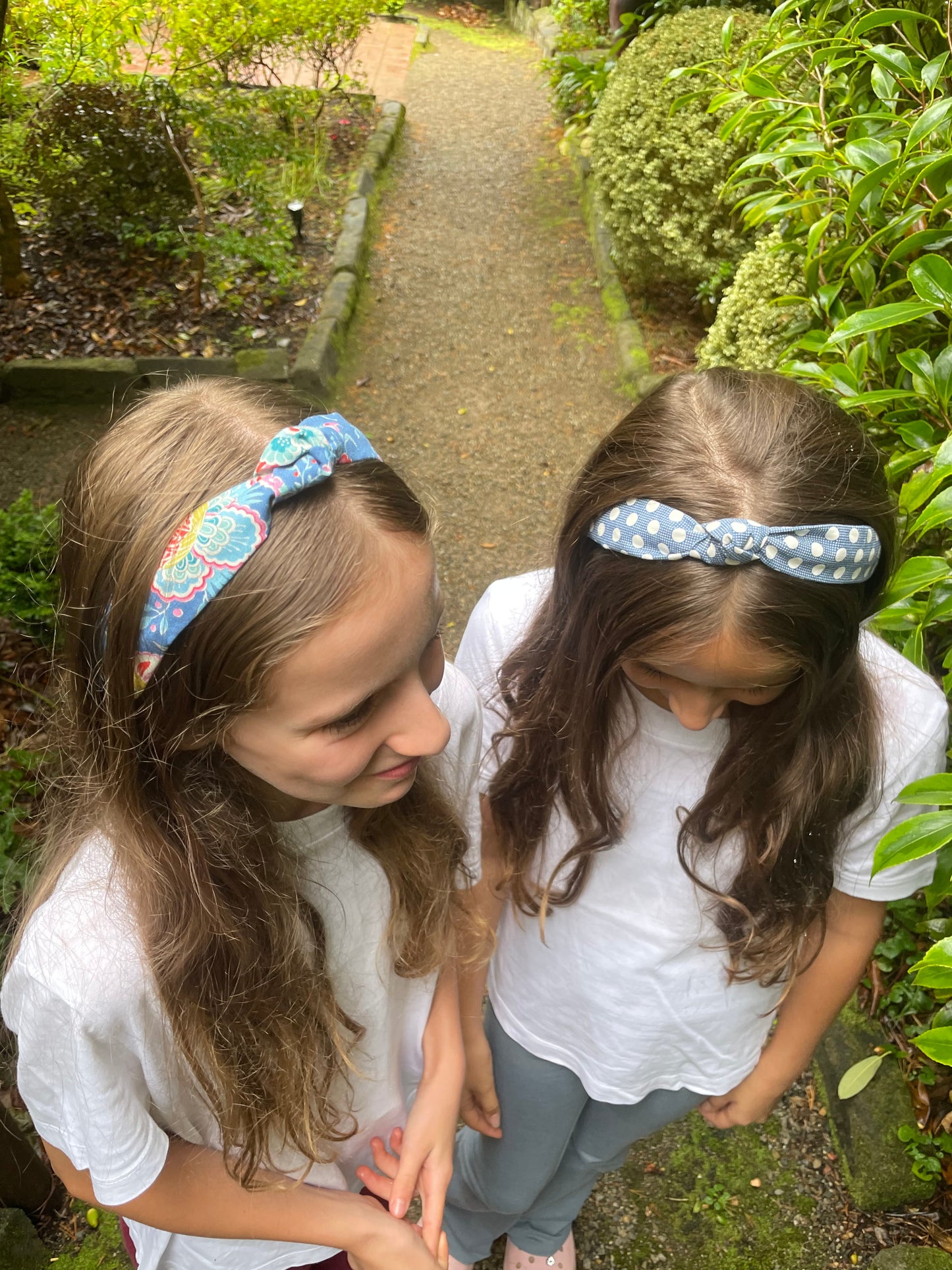 Blue Floral Headband