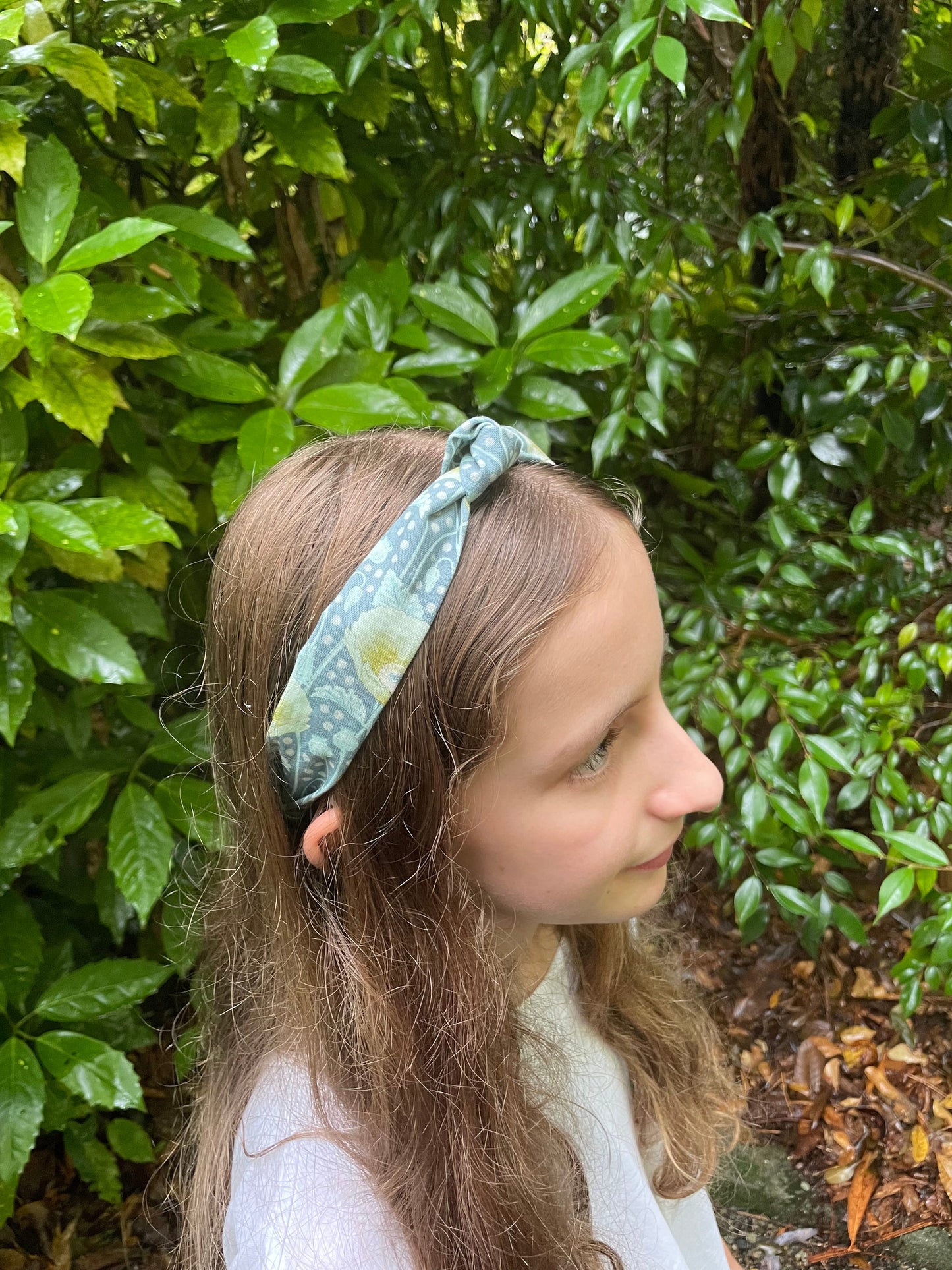 Green Floral Headband