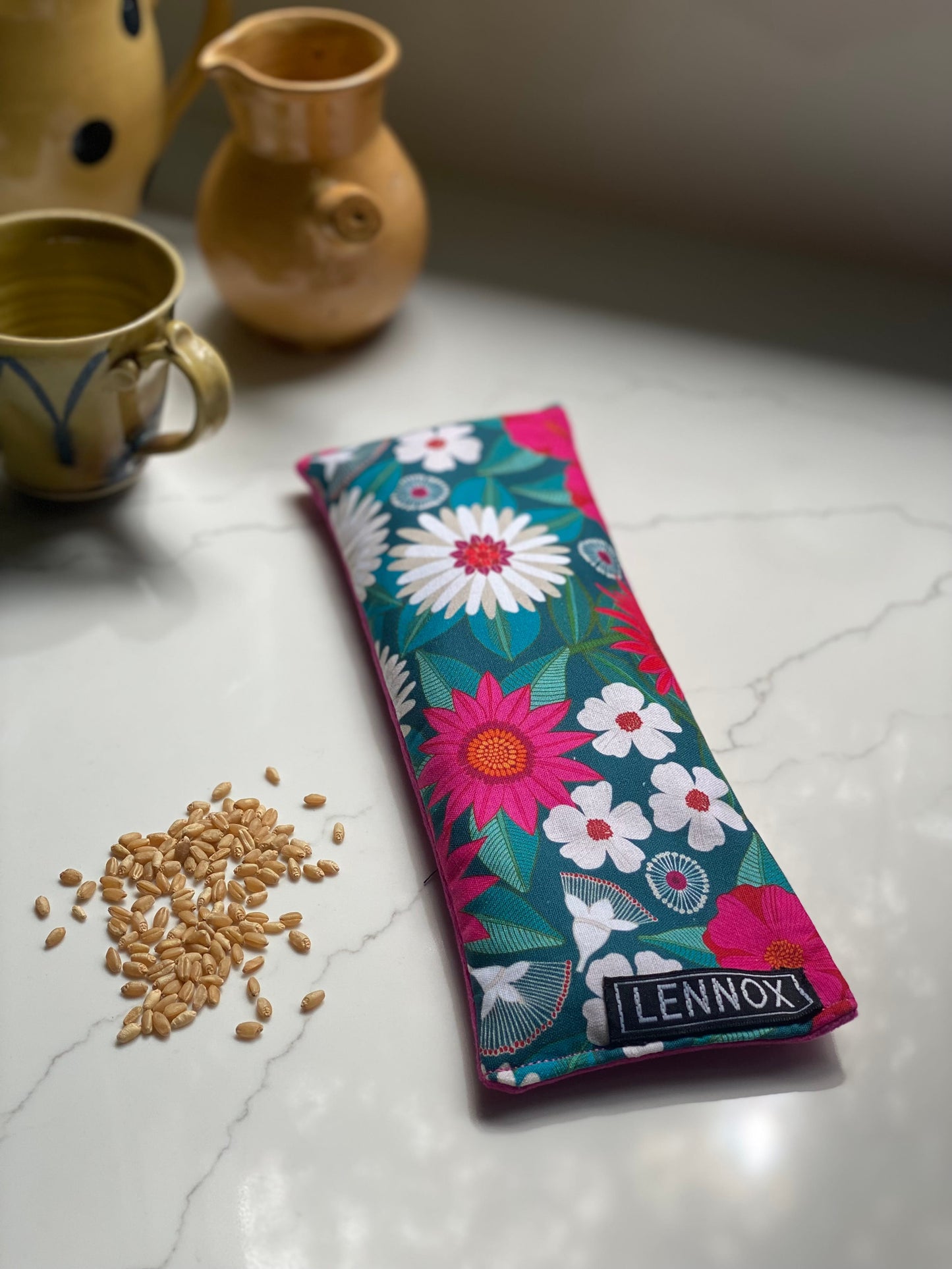 Pink Floral Wheat Eye Pillow