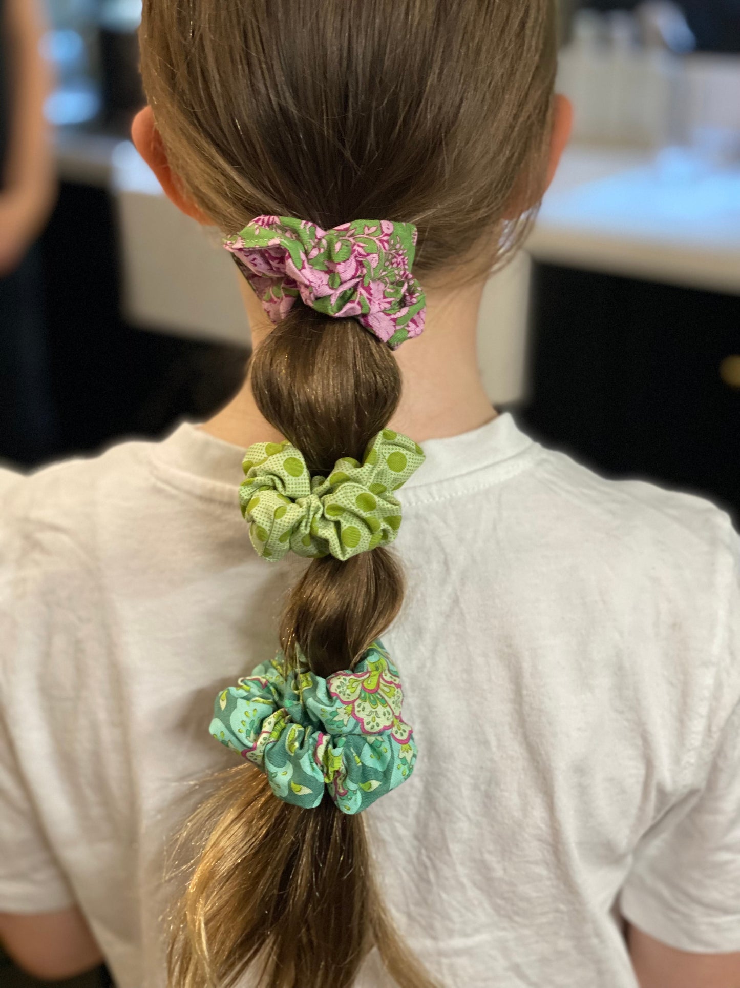 Green Kids Scrunchies Pack