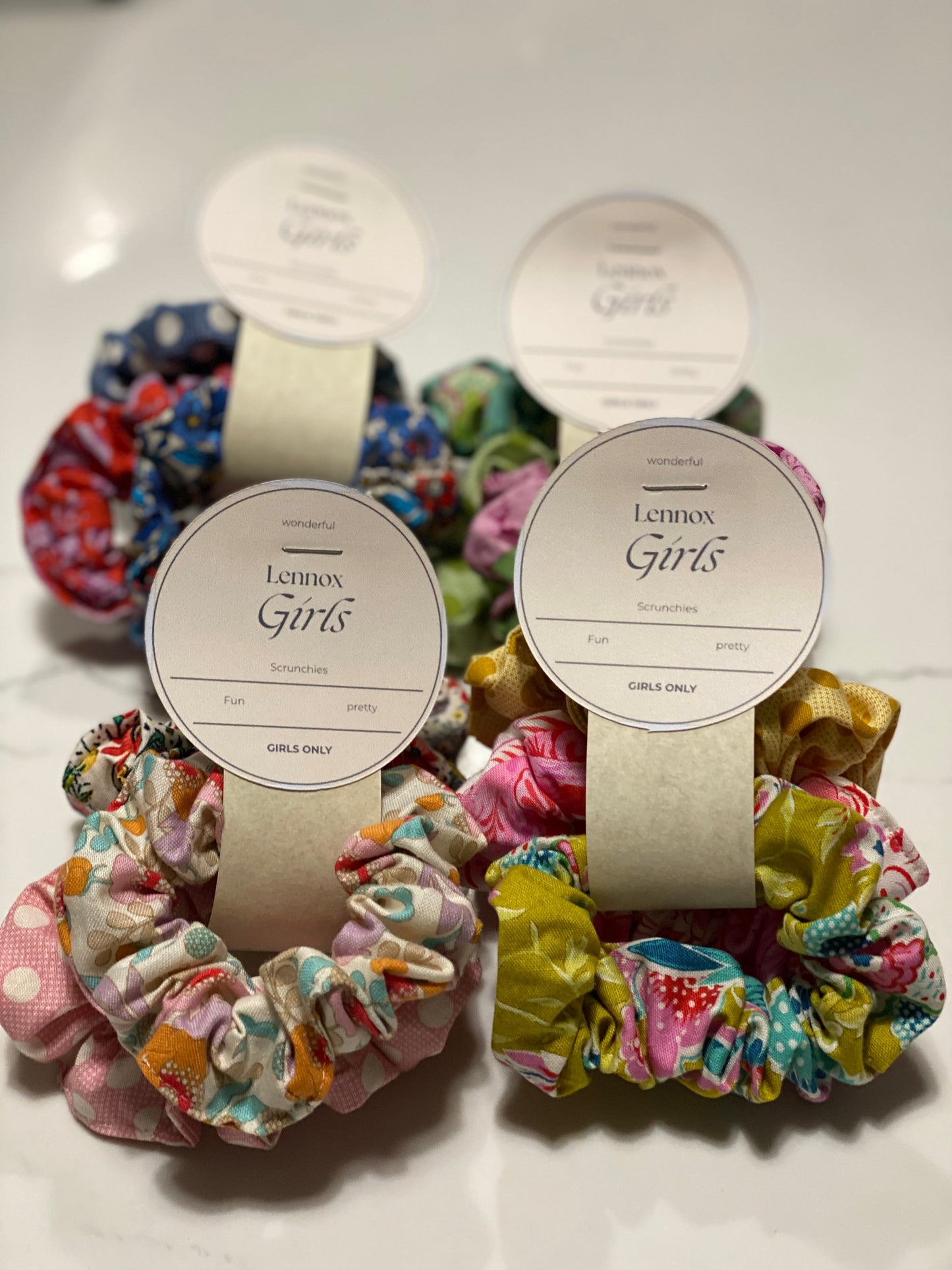 Blue/Red Kids Scrunchie Pack