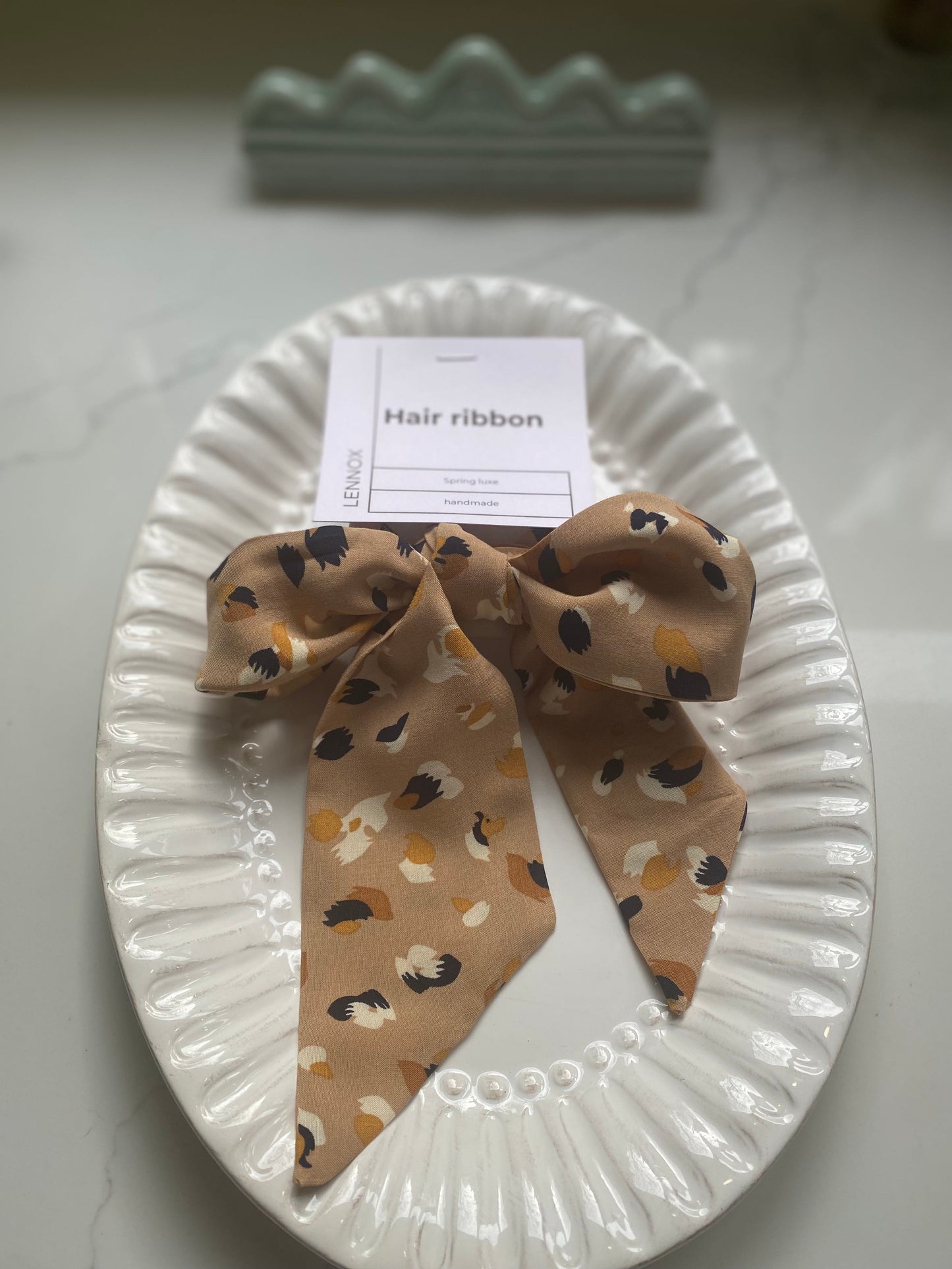 Earthy tones Luxe Hair Ribbon