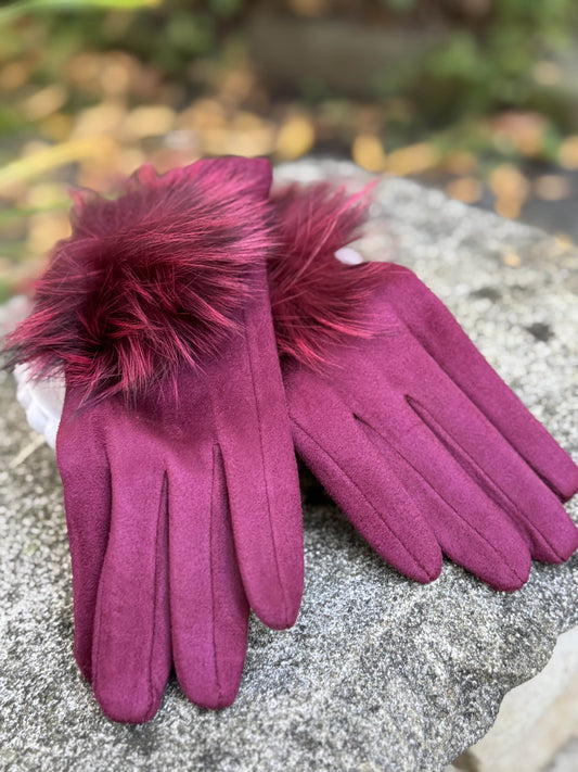 India Pom Pom Gloves - 5 colours