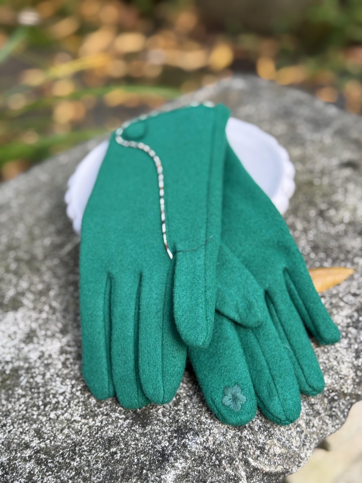 Rita Button Gloves - 8 colours
