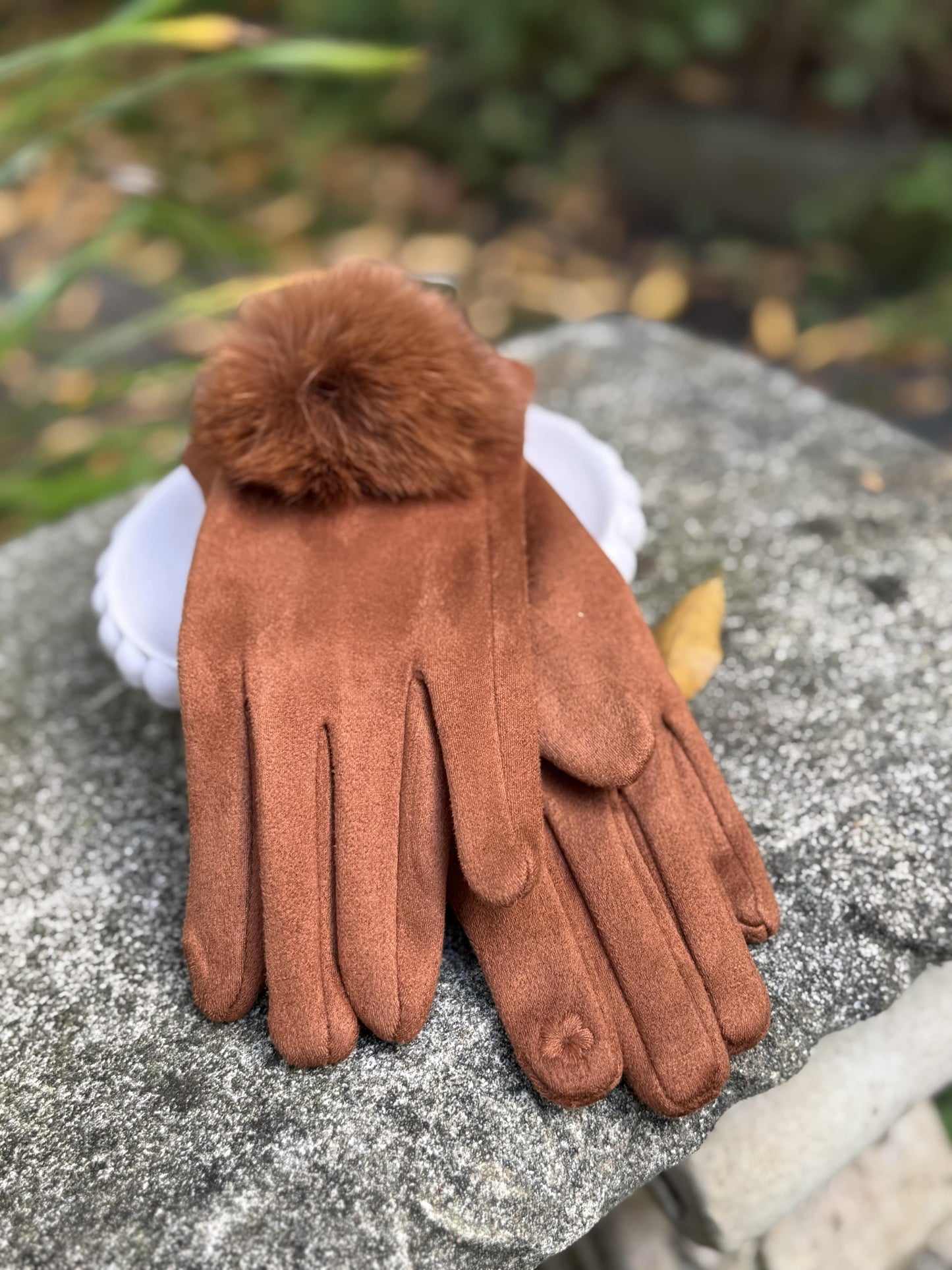 Julie - Pom Pom Gloves - 8 colours