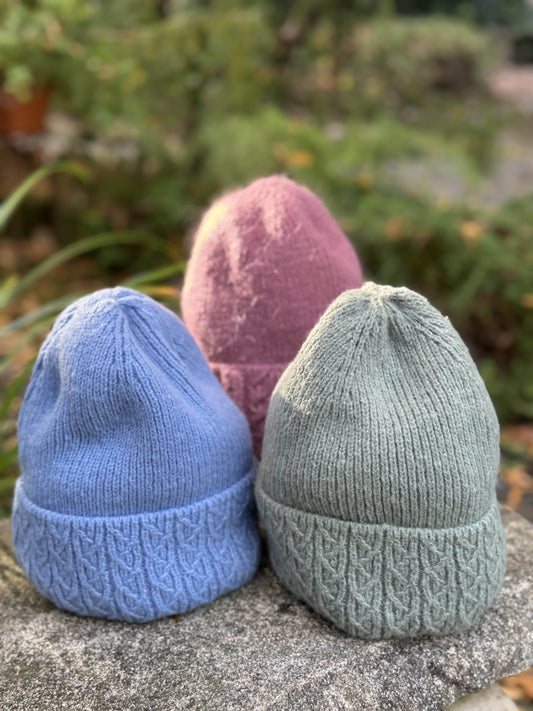 Melinda Cable Knit Beanie - 3 colours