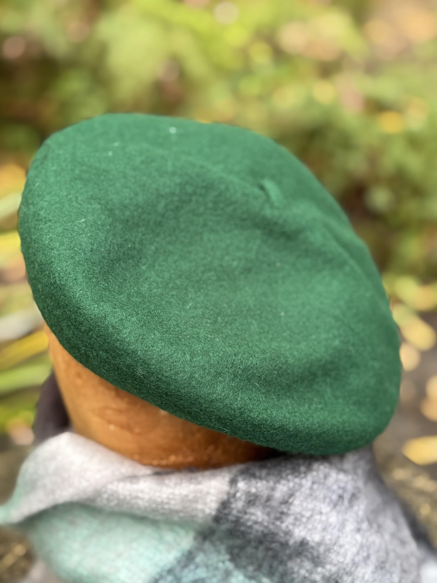 Beret - 100% Wool Emerald
