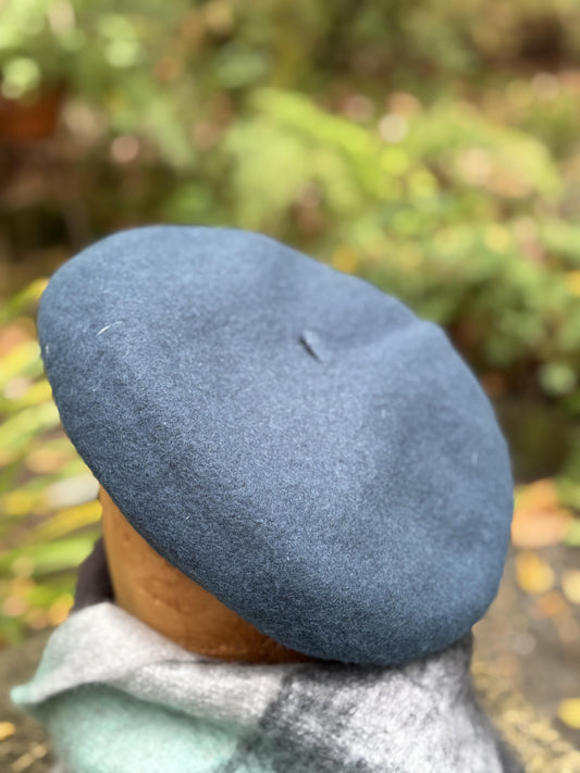 Beret -100% Wool Teal