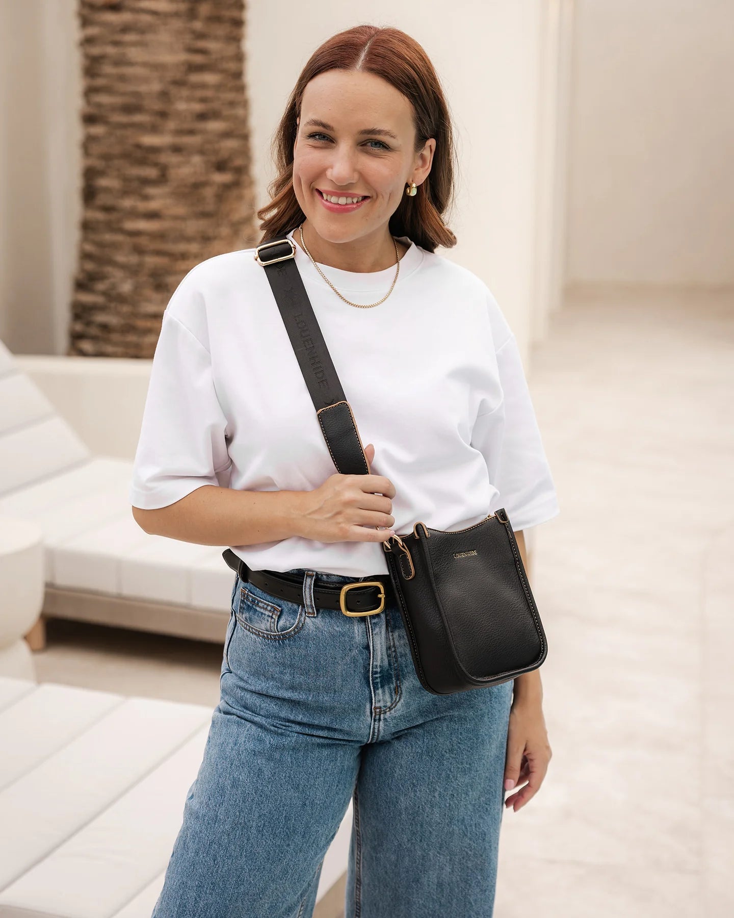 Parker Phone Crossbody - black