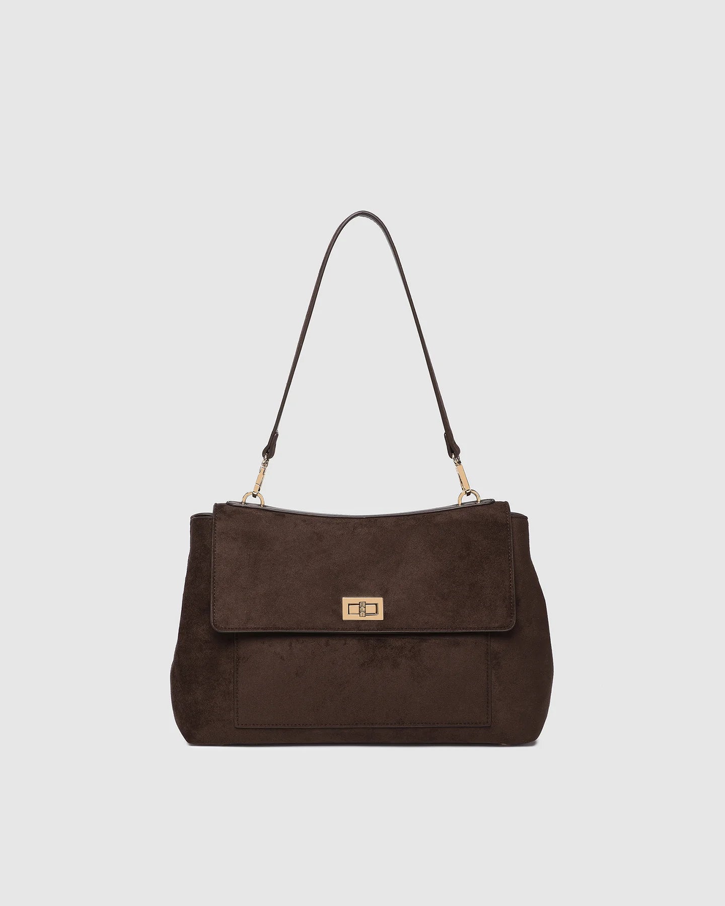 Arden Suedette Chocolate bag