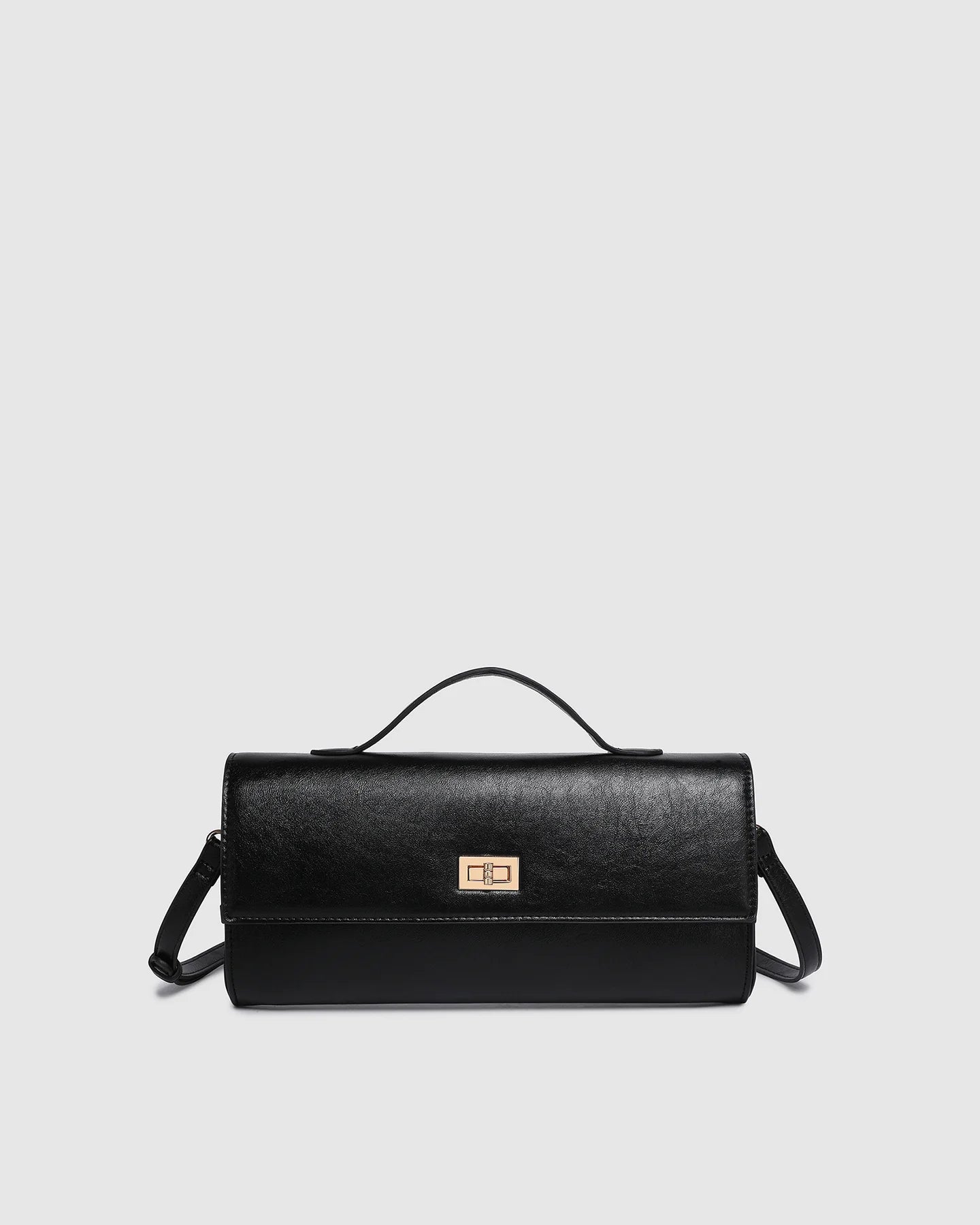 Delaney Black Clutch