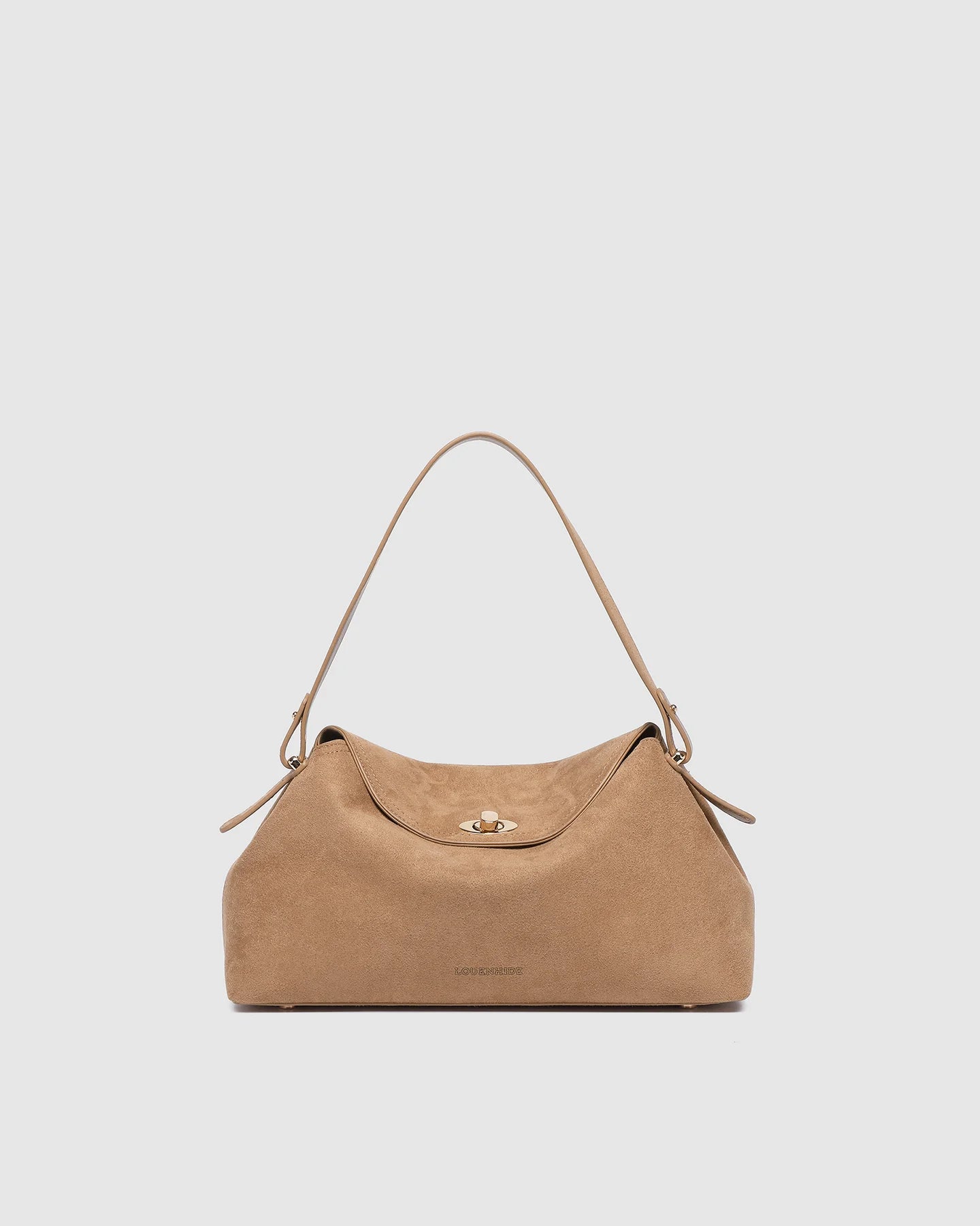 Nicole Honey Suedette Handbag