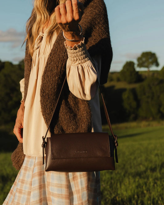 Sophie Chocolate Crossbody Bag