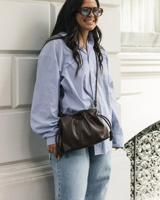 Yumi Chocolate Crossbody Bag