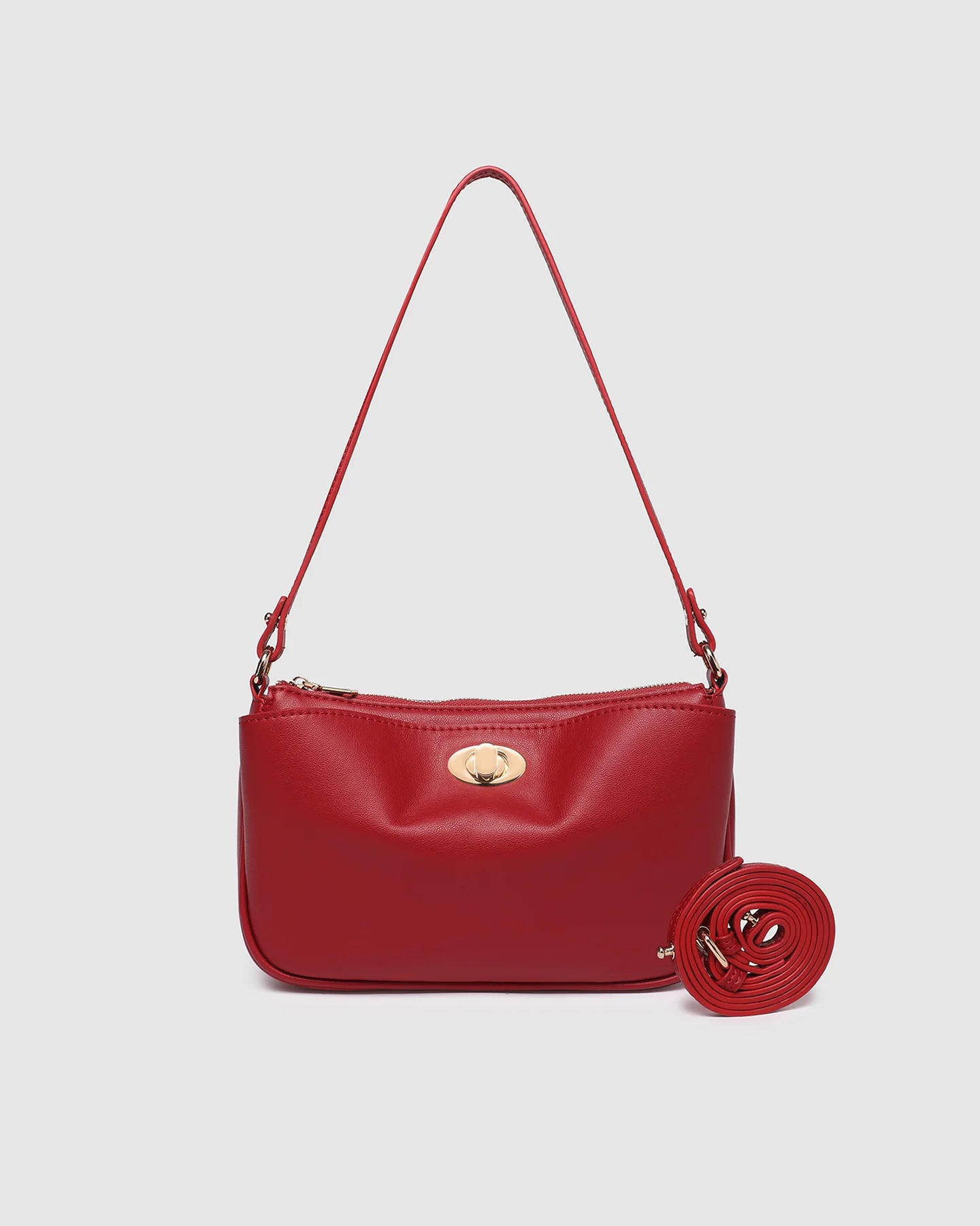 Greta Red Shoulder Bag