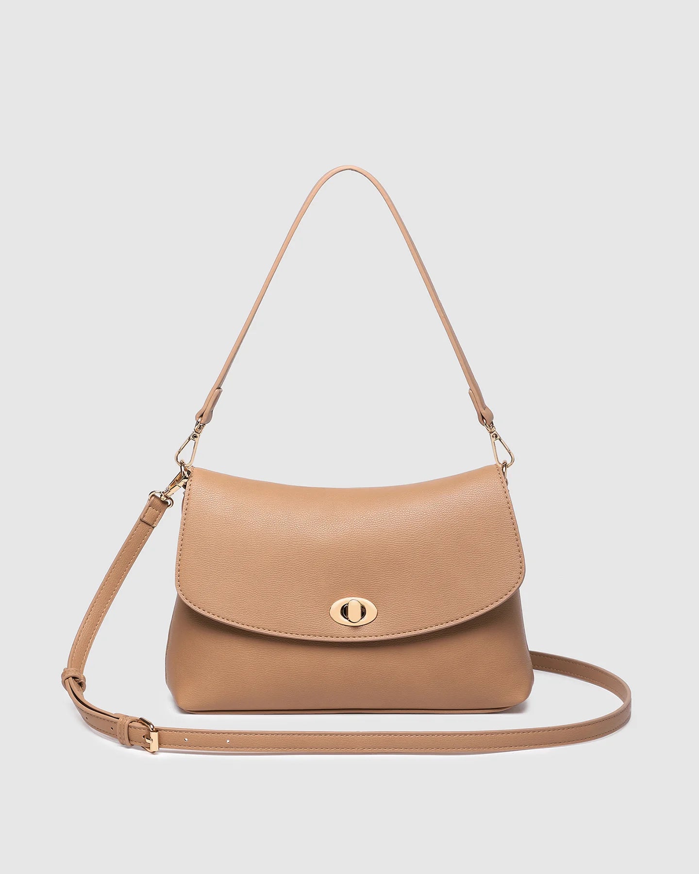 Nisha Camel Crossbody Bag
