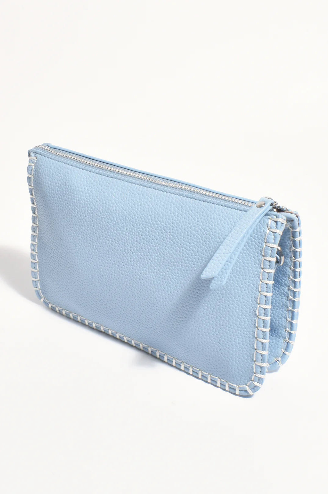 Bobbi Blanket Stitch Clutch