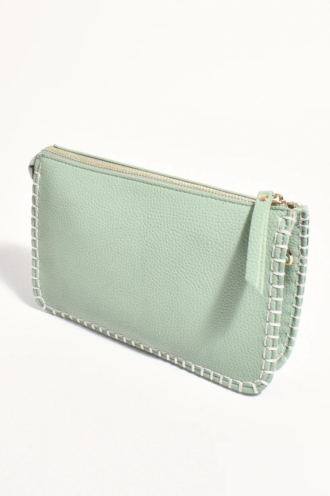 Bobbi Blanket Stitch Clutch