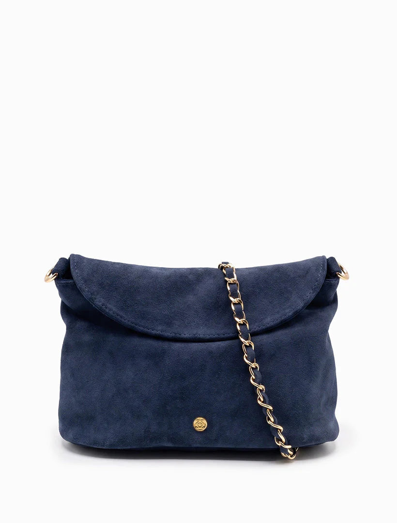 Darcey Navy Suedette Crossbody Bag