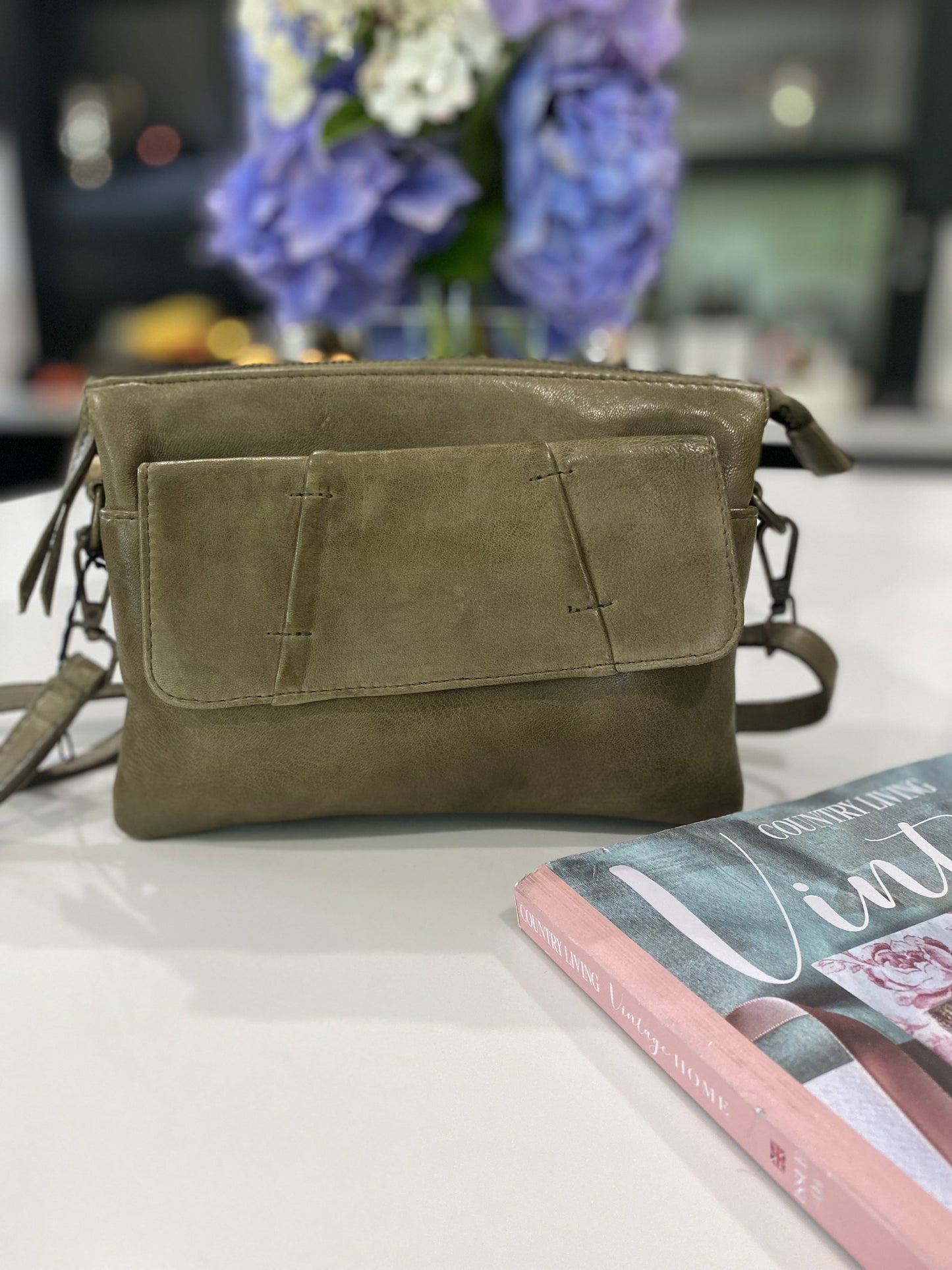 Emily Leather Crossbody - 2 colours