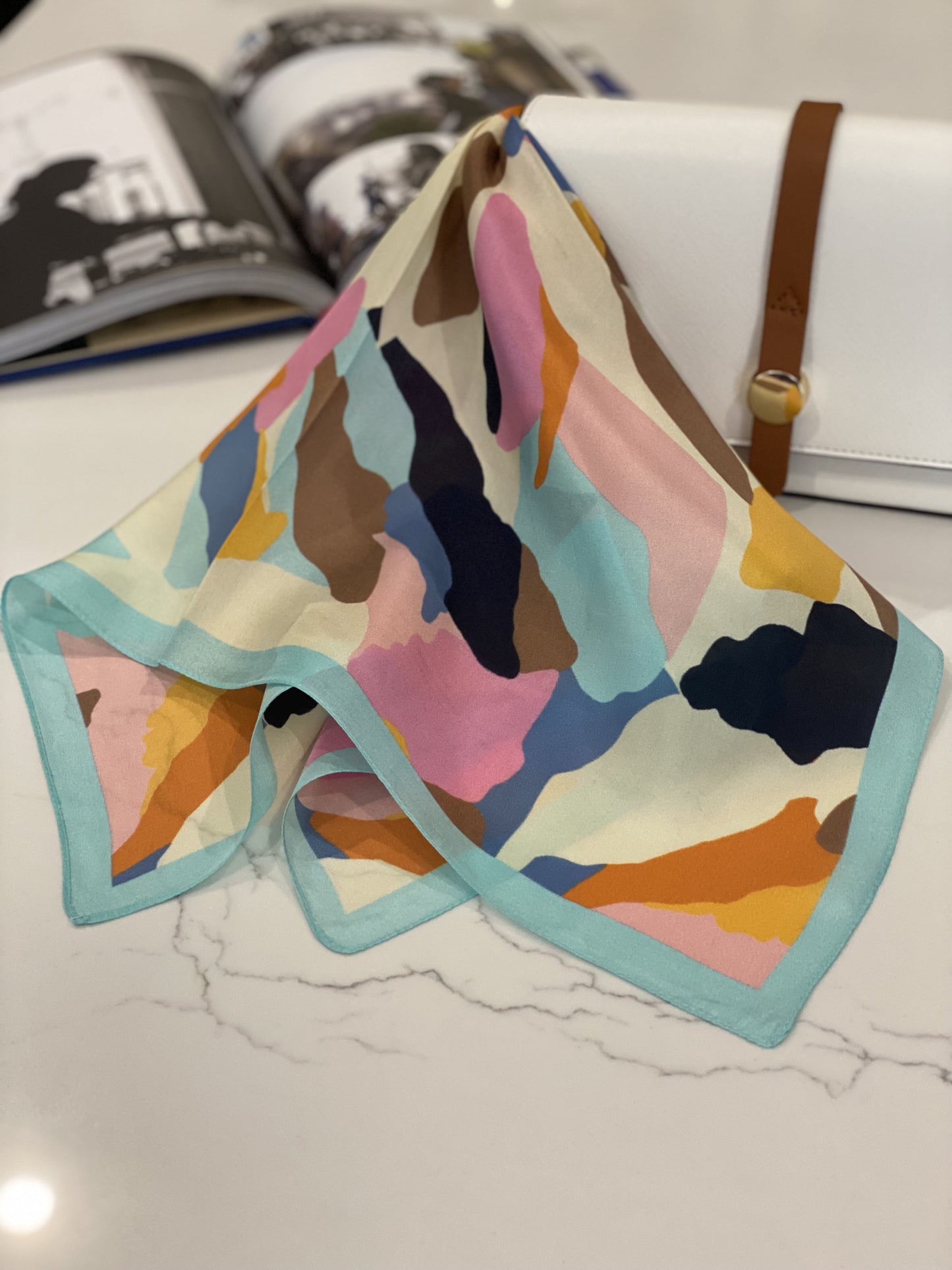 Sara Square Silk Scarf