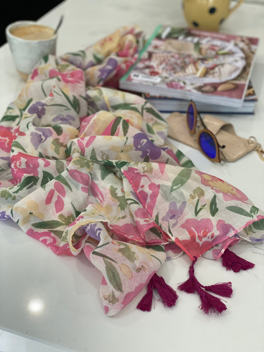 Val Floral Scarf