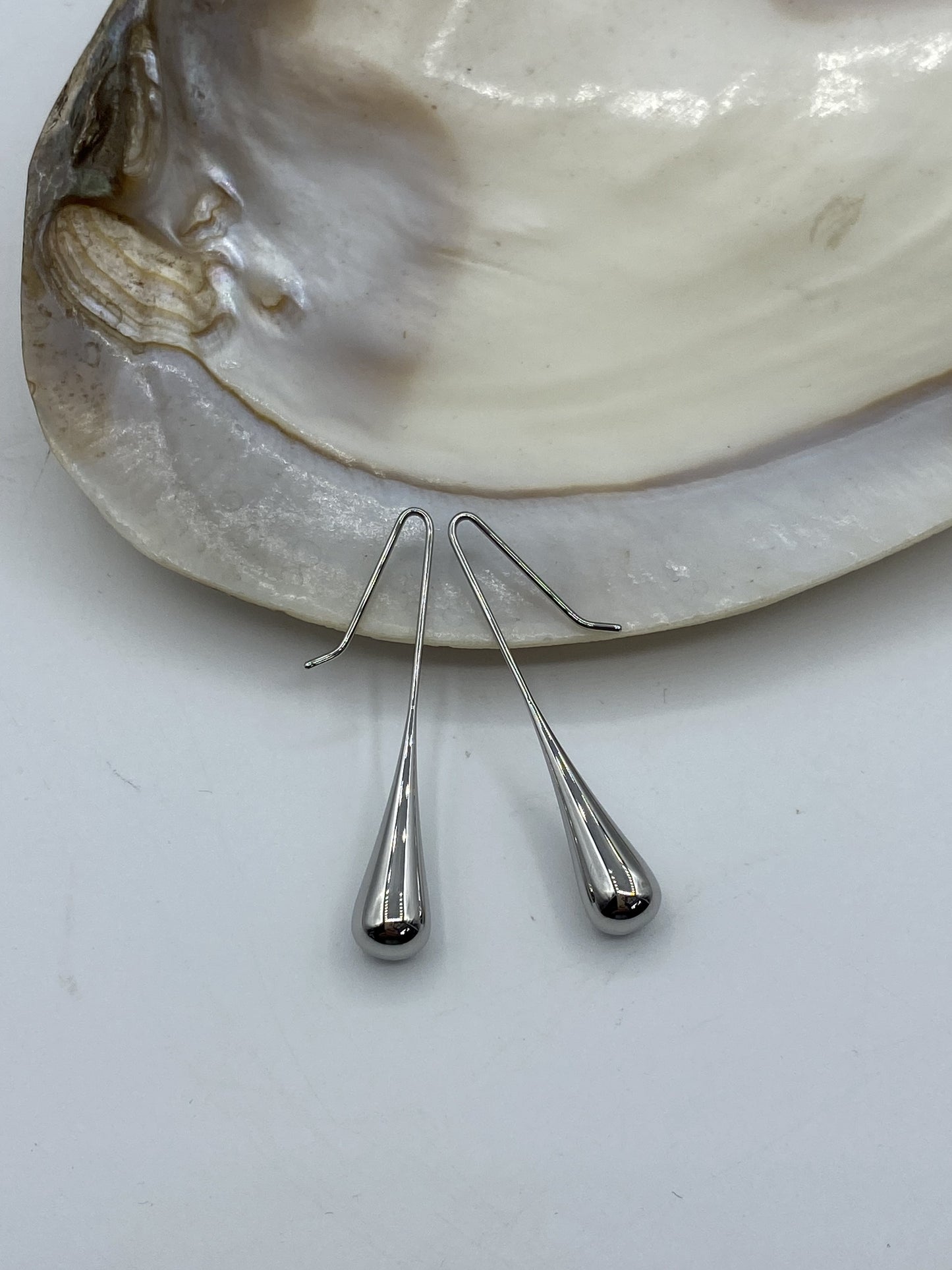 Long Teardrop Earring - 3 colors