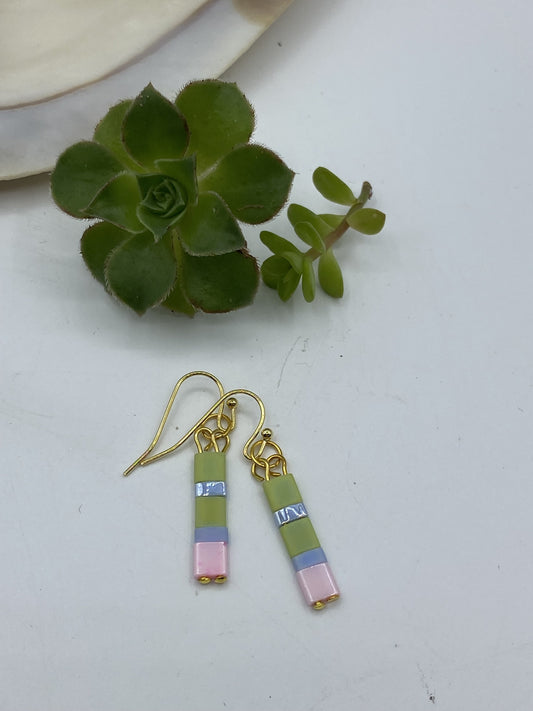 Lennox Handcrafted Tila Earrings - 9 colours