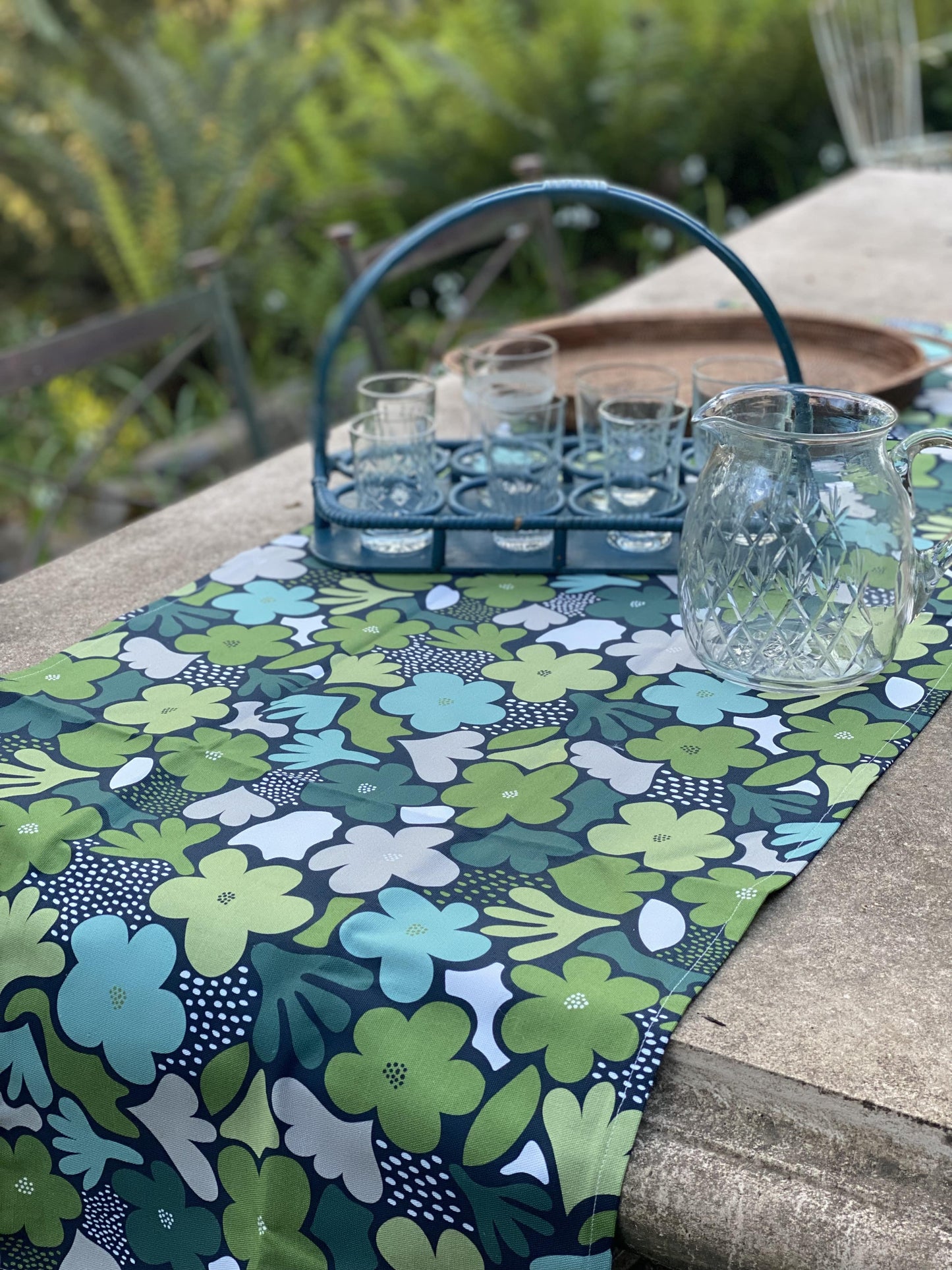 Daisy Green - Table Runner/Napkin