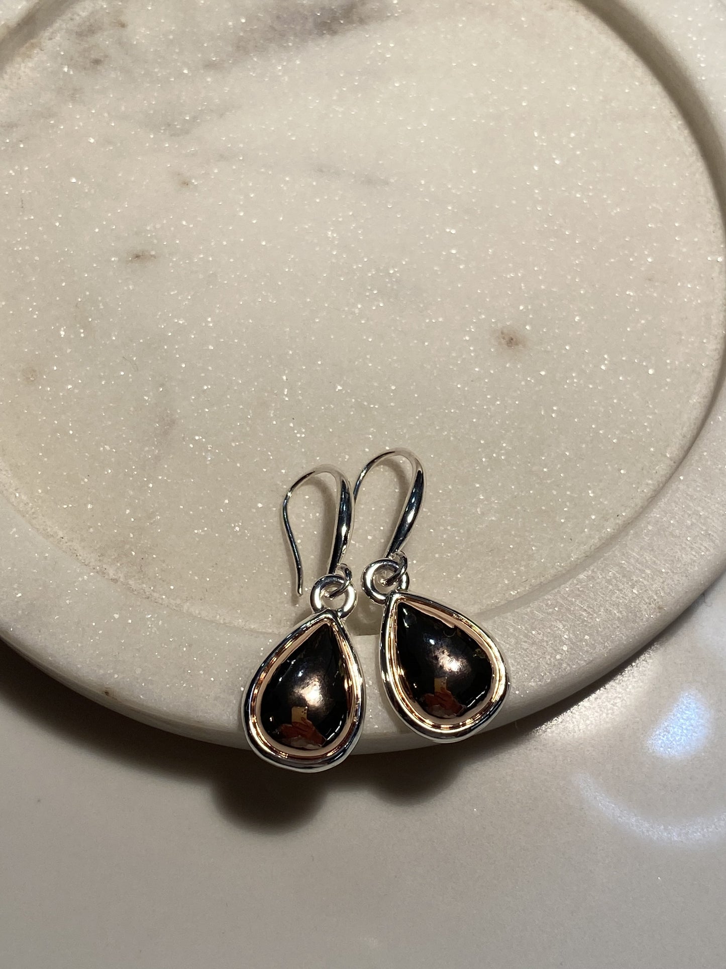 Tear Drop Necklace and Earrings