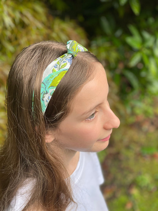 Green Floral Headband
