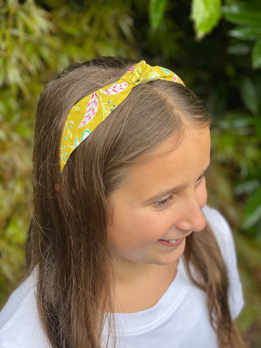Yellow Floral Headband