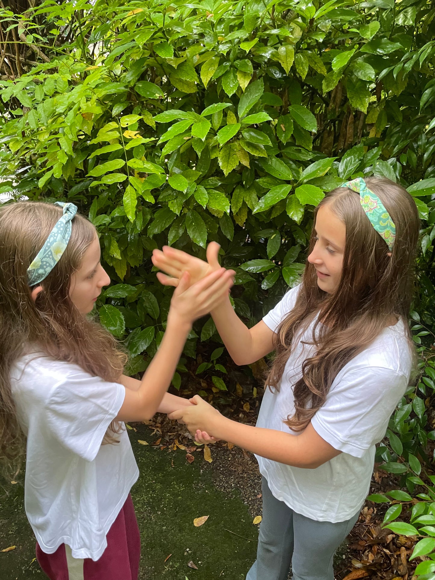 Green Floral Headband