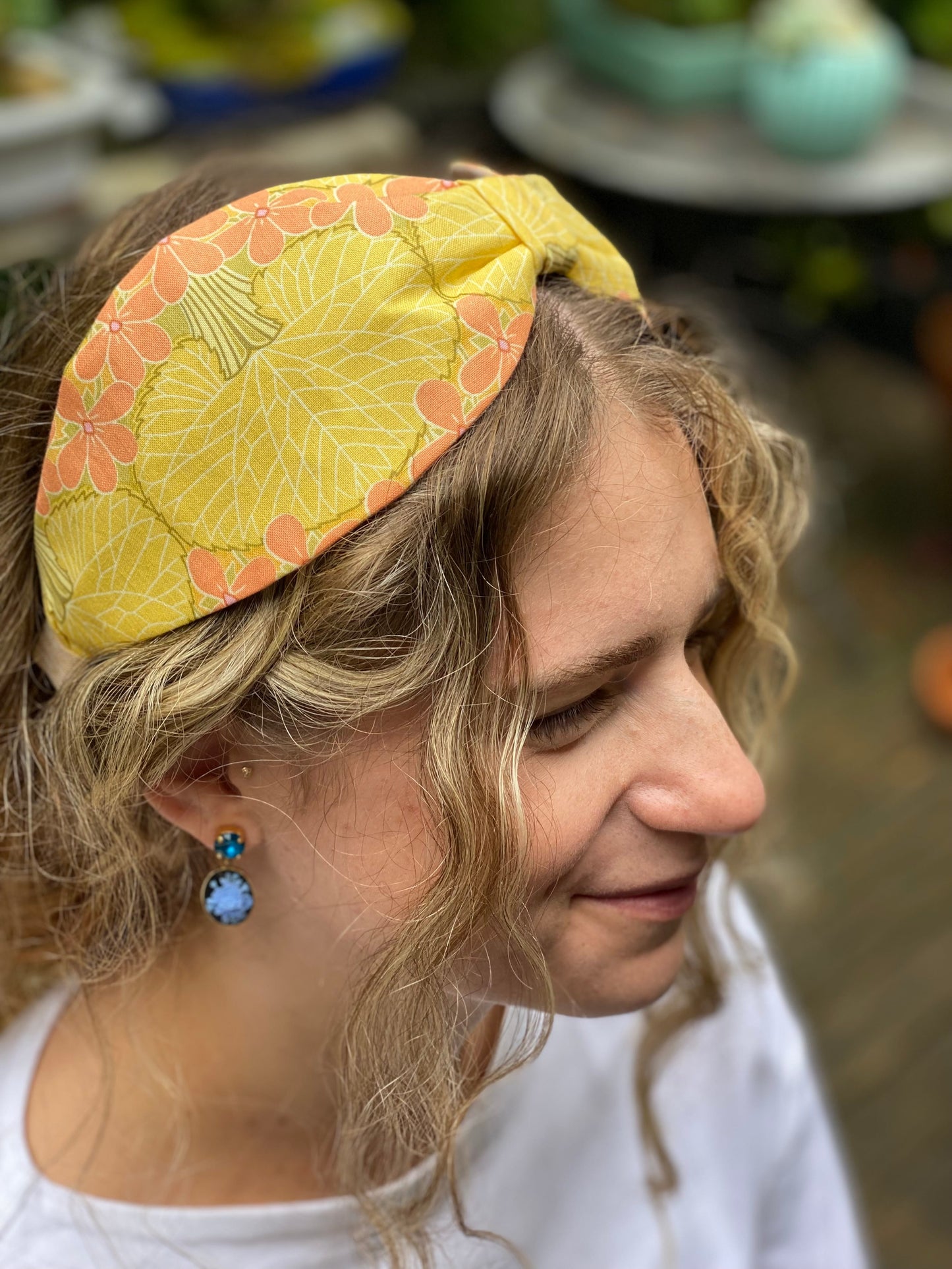 Yellow Floral Headband