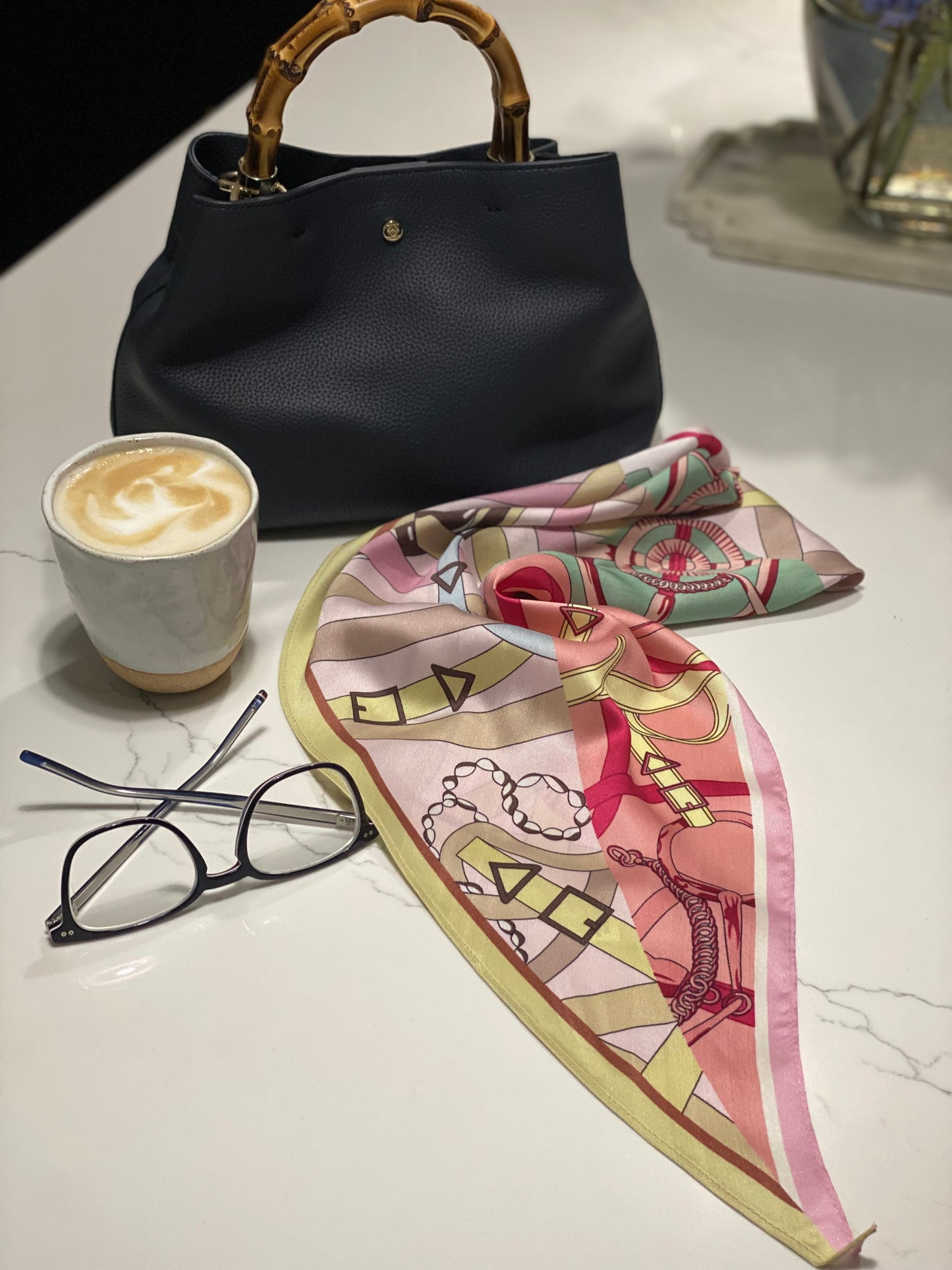 Pink Triangle Scarf