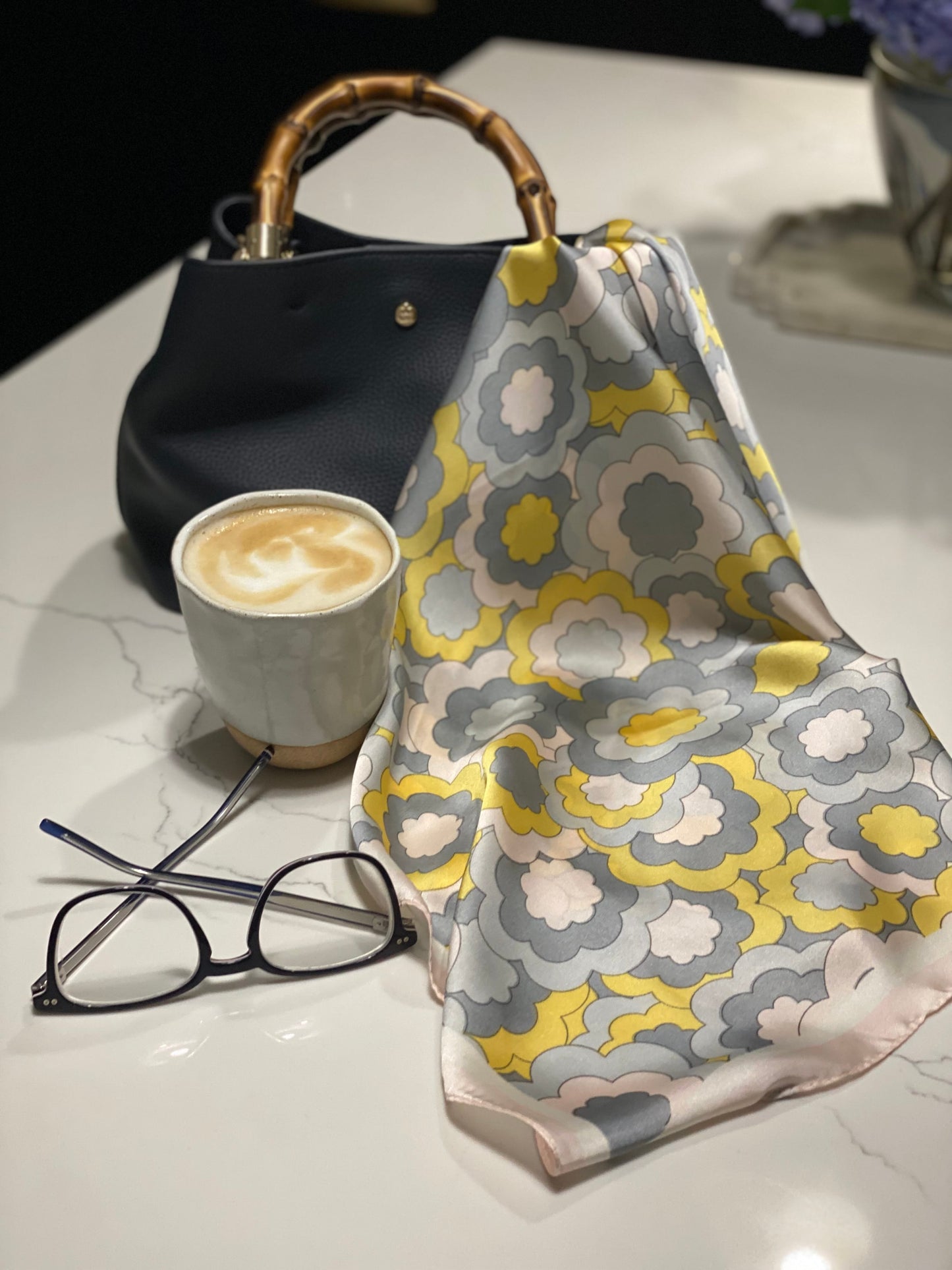 Grey/Yellow Neckerchief