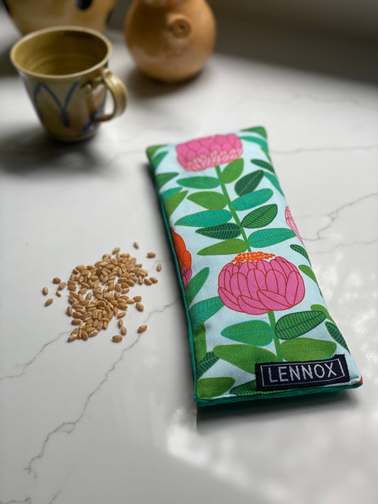 Floral Wheat Eye Pillow