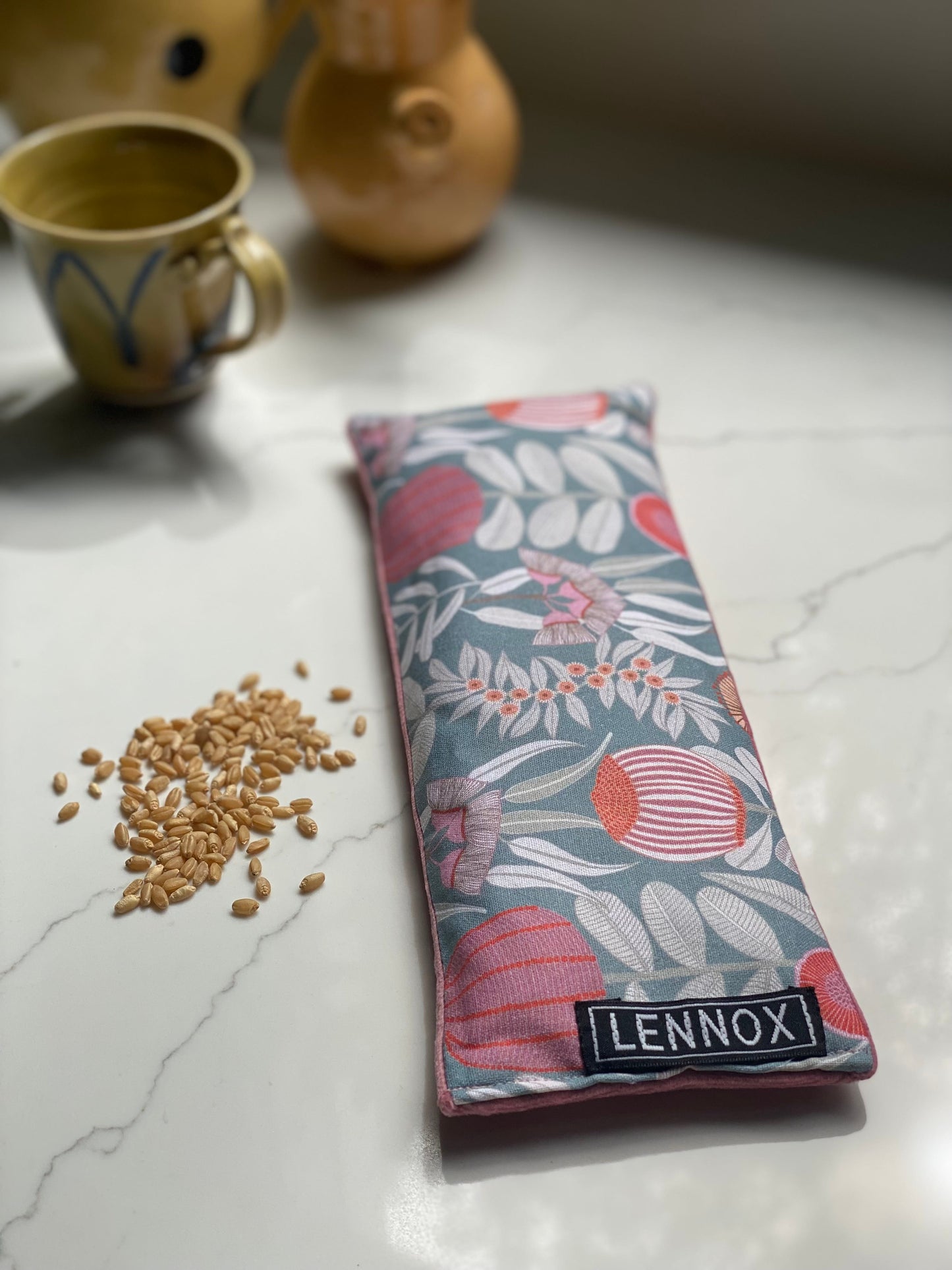 Summer Floral Wheat Eye Pillow