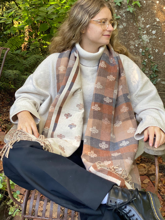Bee Scarf Wrap