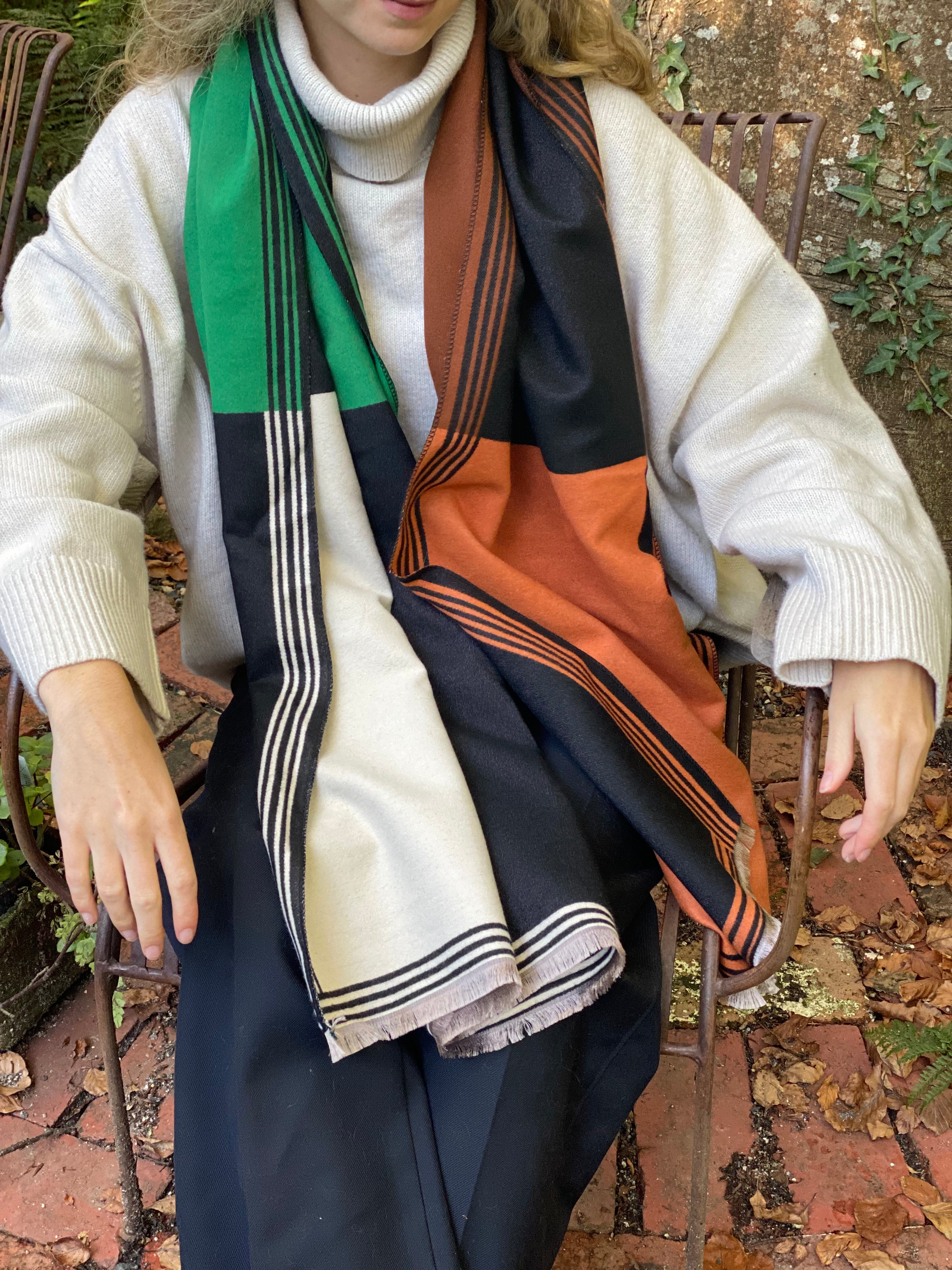 Block Colour Scarf Warp – Lennox of Sassafras