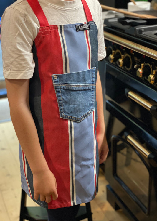 Red Stripe Apron