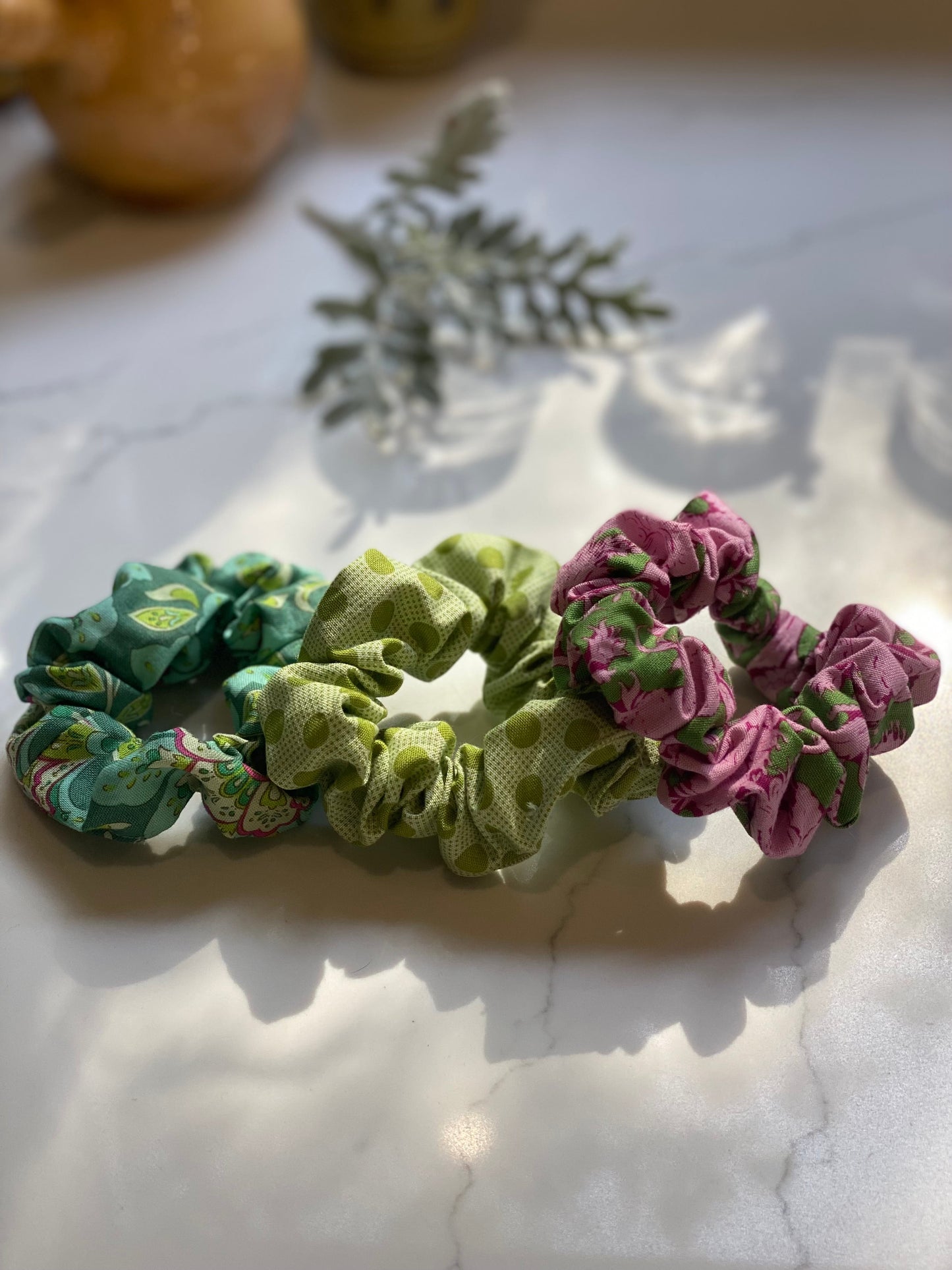 Green Kids Scrunchies Pack